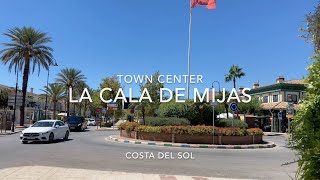 La Cala de Mijas Town Center Costa del Sol Walking Tour 4K [upl. by Steel]