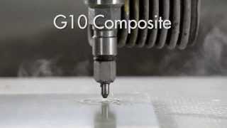 Cut G10 Composite With An OMAX JetMachining Center [upl. by Nordna]