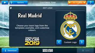 How To Import Real Madrid Logo And Kits In Dream League Soccer 2019 [upl. by Jeggar]