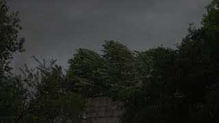 Huntley Storm September 25 2018  50 mph winds [upl. by Icken995]