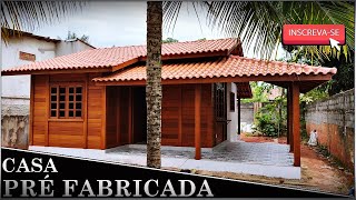 Casa de Madeira Pré Fabricada 06 [upl. by Alfonse]