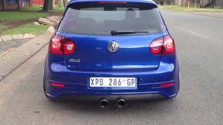 Golf R32  Milltek Non resonated exhaust [upl. by Leksehcey457]