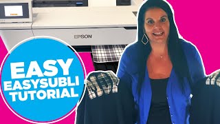 An EASY Guide to Siser Easysubli  Tutorial  Dye Sublimation HTV [upl. by Suidualc]