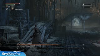 Bloodborne  The Witch of Hemwick Location and Boss Fight The Witch of Hemwick Trophy Guide [upl. by Lubeck]