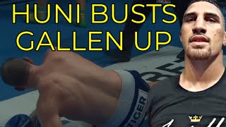 JUSTIS HUNI BUSTS UP PAUL GALLEN [upl. by Ajad757]