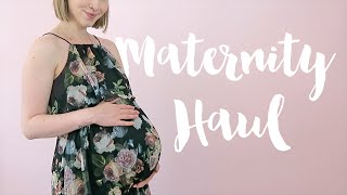 MATERNITY CLOTHING HAUL  Rhiannon Ashlee [upl. by Acisset]