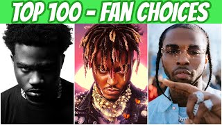 TOP 100 RAP SONGS OF 2020 FAN CHOICES [upl. by Hairehcaz]