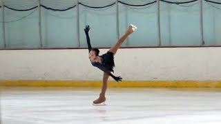 Alysa Liu  2018 CCIA Competition FS [upl. by Lyrak294]