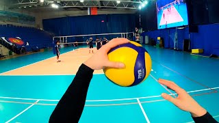 Volleyball first person  Wing Spiker  Highlights  VC Fakel POV [upl. by Still507]