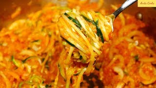 Zucchini Pasta Recipe [upl. by Irim]