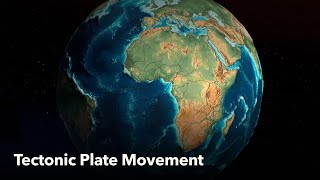 Animated Maps Tectonic Plate Movement [upl. by Dorfman]