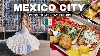 Mexico City travel guide Best restaurants Roma Norte vs Condesa  Map [upl. by Dola]