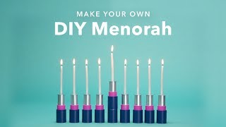 DIY Menorah 🕎 Happy Hanukkah [upl. by Phelgen]