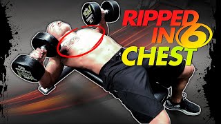 6 Minute Chest Workout RIPPED IN 6 [upl. by Yanrahs]