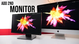 How To Add A Extra Monitors On A iMac [upl. by Ahsaya312]