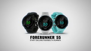 Garmin Run with Forerunner 55 [upl. by Shaffert335]