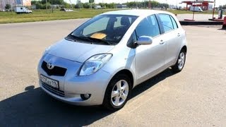 2008 Toyota Yaris Start Up Engine and In Depth Tour [upl. by Cogn]