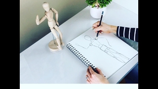 Basic Figure Drawing Lesson 1 [upl. by Elsa]