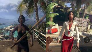 Dead Island Splitscreen Coop Gameplay [upl. by Airuam]