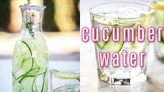 cucumber water recipe and benefits [upl. by Akino447]