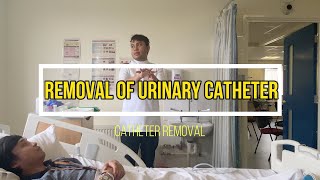 Urinary Catheter Removal UKRN  OSCE [upl. by Sol]