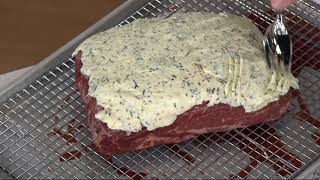 Rastelli 445lb Black Angus Boneless Prime Rib on QVC [upl. by Drawyeh]