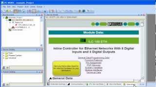 PC Worx video tutorial  Configuring the local bus  Chapter 2  Phoenix Co [upl. by Nyltiak]