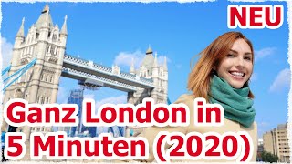 London Sehenswürdigkeiten  Ganz London in 5 Minuten [upl. by Htebharas]