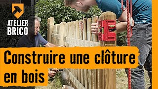 Construire une clôture en bois [upl. by Letnwahs]