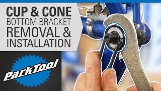 How to Remove and Install Bottom Brackets  Cup amp Cone [upl. by Maze]