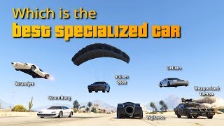 GTA V Online Which is Best Specialized car  Deluxo Vigilante Scramjet Ruiner Stromburg etc [upl. by Alanna]