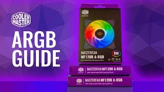 HOW TO Cooler Master ARGB Setup and Install Guide  MF120R ARGB [upl. by Tomi]