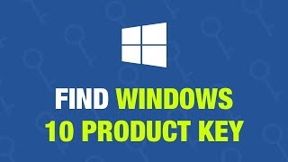 How to Find Windows 10 Product Key [upl. by Lewan]