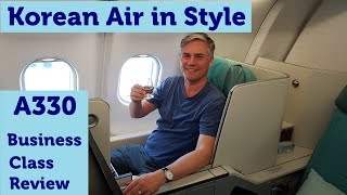 Korean Air in Style  Business Class on the A330 [upl. by Rhea]