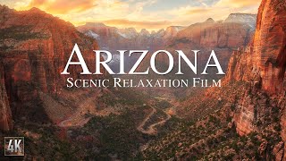 Arizona 4K Relaxation Film  Grand Canyon National Park  Sedona Arizona 4K  Relaxing Music [upl. by Blanch]