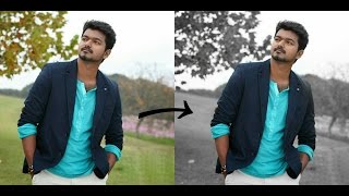 PicsArt Tutorial  How to change Background color to the Black and White  Special Splash Effect [upl. by Mccurdy]