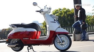 Essai scooter Peugeot Django 125 [upl. by Assecnirp801]