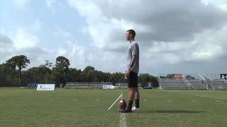 Target Line  How to Kick a Field Goal Series by IMG Academy Football 4 of 5 [upl. by Kwang721]