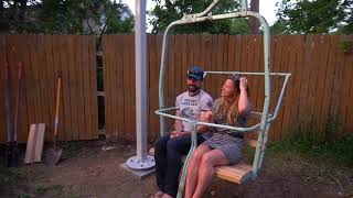 Back Yard Chairlift Install [upl. by Anivas]