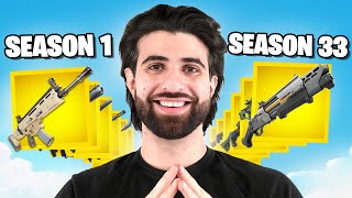 Ranking the BEST Weapon from EVERY Fortnite Season [upl. by Nevanod]