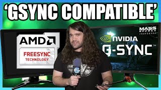 What quotGSync Compatiblequot Actually Means  NVIDIA at CES 2019 [upl. by Aisyram]