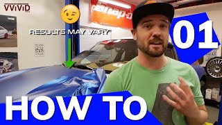 FIRST TIMERS GUIDE TO VINYL WRAPPING A CAR  Tips amp Tricks PART 1 [upl. by Anura58]