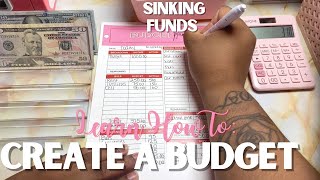 Create A Budget With Me How To Use A Cash Envelope System  OhmyfroBudgets [upl. by Mimi]