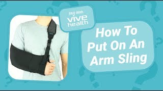 How To Put On An Arm Sling [upl. by Polad787]