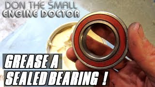 HOWTO Grease A Sealed Bearing [upl. by Aitnic]