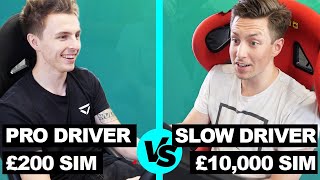 Worlds Fastest Gamer vs Normal Guy  Sim Racing Challenge [upl. by Ahl]