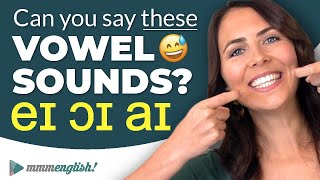 Pronunciation Practice 👄 Difficult Vowel Sounds DIPHTHONGS [upl. by Latnahc150]