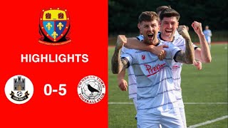 Caerleon 05 Cwmbrân Town  Gwent FA Senior cup  Quarter final highlights [upl. by Houlberg25]