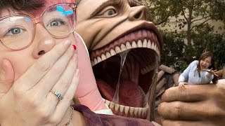 Person with Megalophobia reacts to Megalophobia  Megalophobia reaction [upl. by Krutz249]