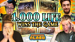 First to 1000 Life Wins  Commander Clash S17 E04 [upl. by Ettenor]